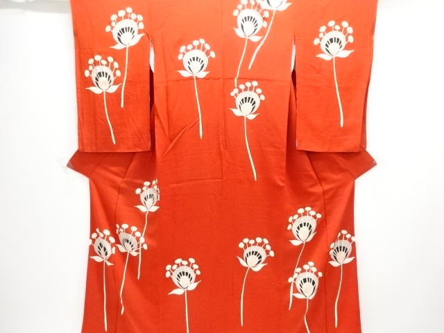 Japanese Kimono / Chirimen Kinsha Silk